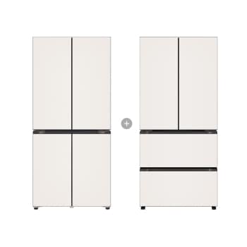 LG 디오스 오브제컬렉션 냉장고 Fit & Max + LG 디오스 오브제컬렉션 김치톡톡 Fit & Max